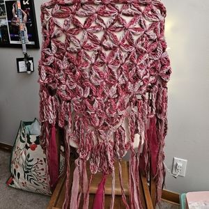 Cecilia de Bucourt Pink Shawl